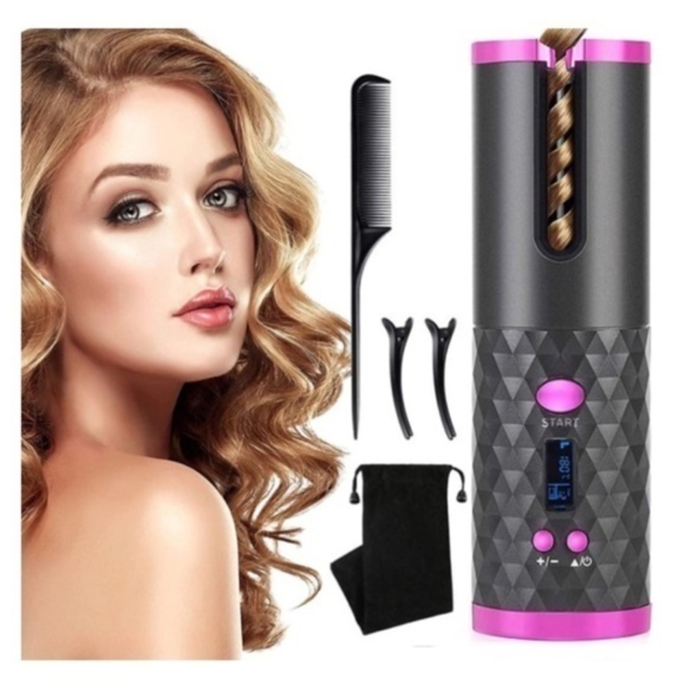 Cordless Automatic Curler 6
Adjustable Temperature For All Hair
Curling Iron